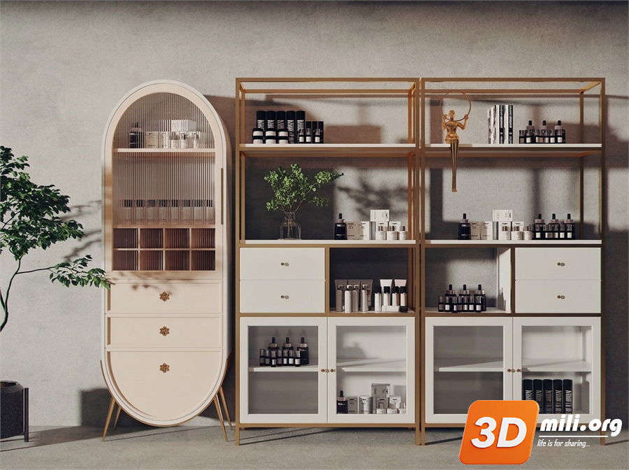 Cosmetic Store Skp Files 